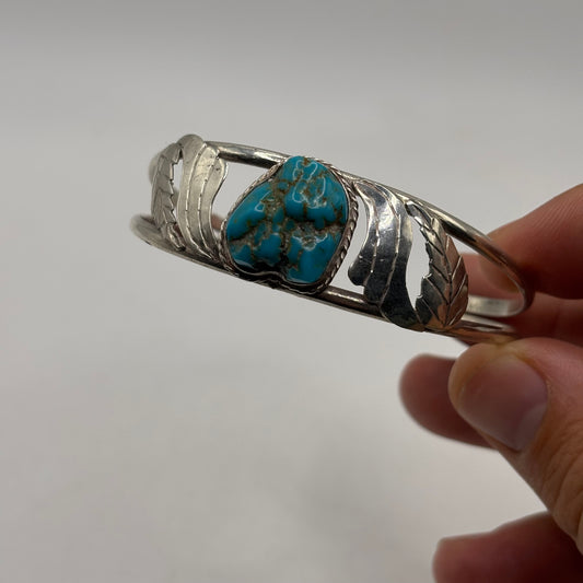 Silver Native American Cuff Bracelet