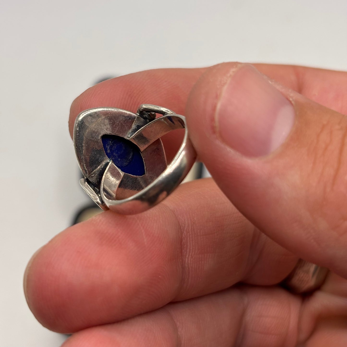 Silver Lapis Ring (N)