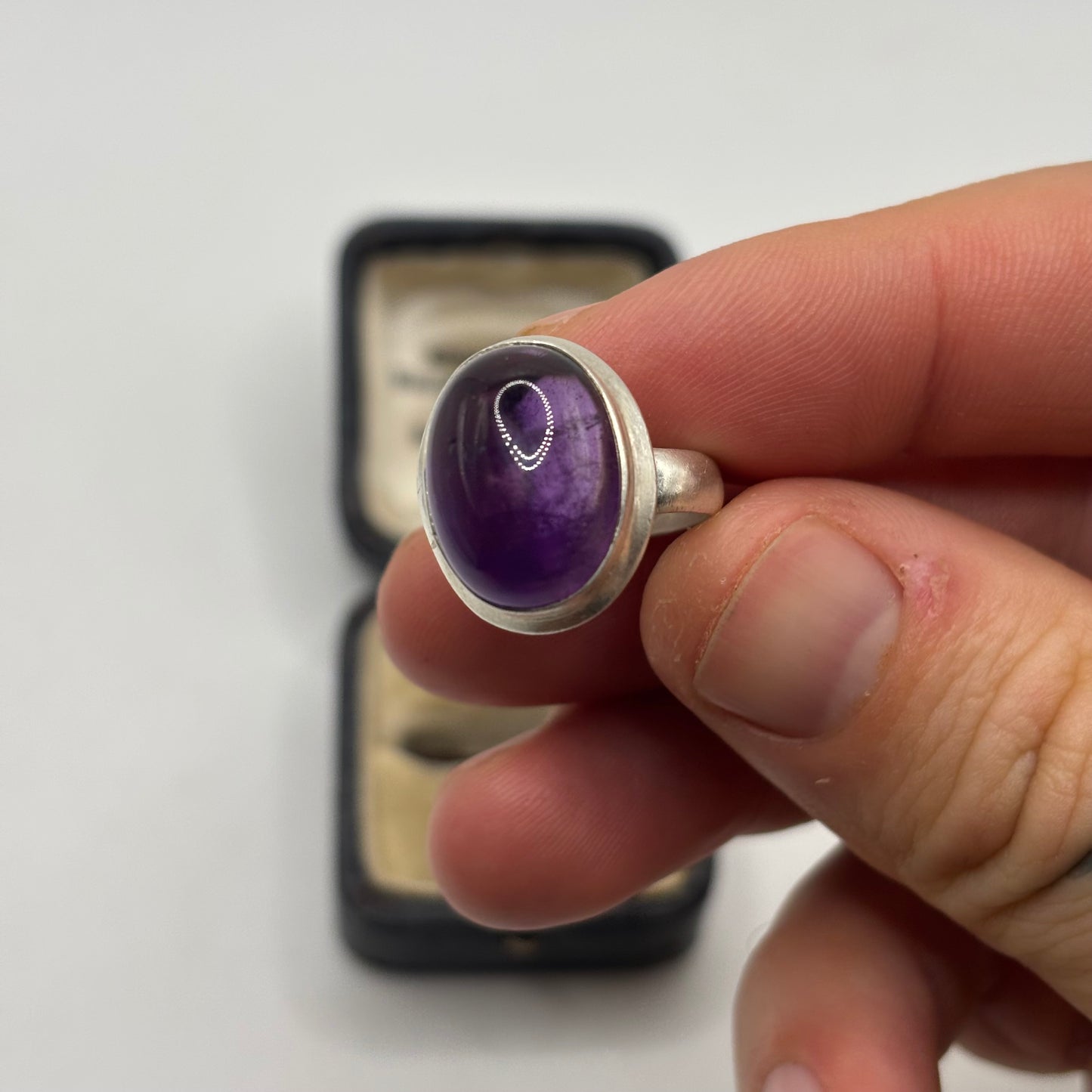 Silver Amethyst Ring