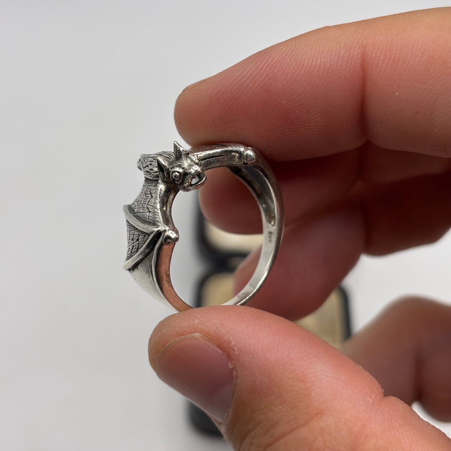 Silver Bat Ring (W)