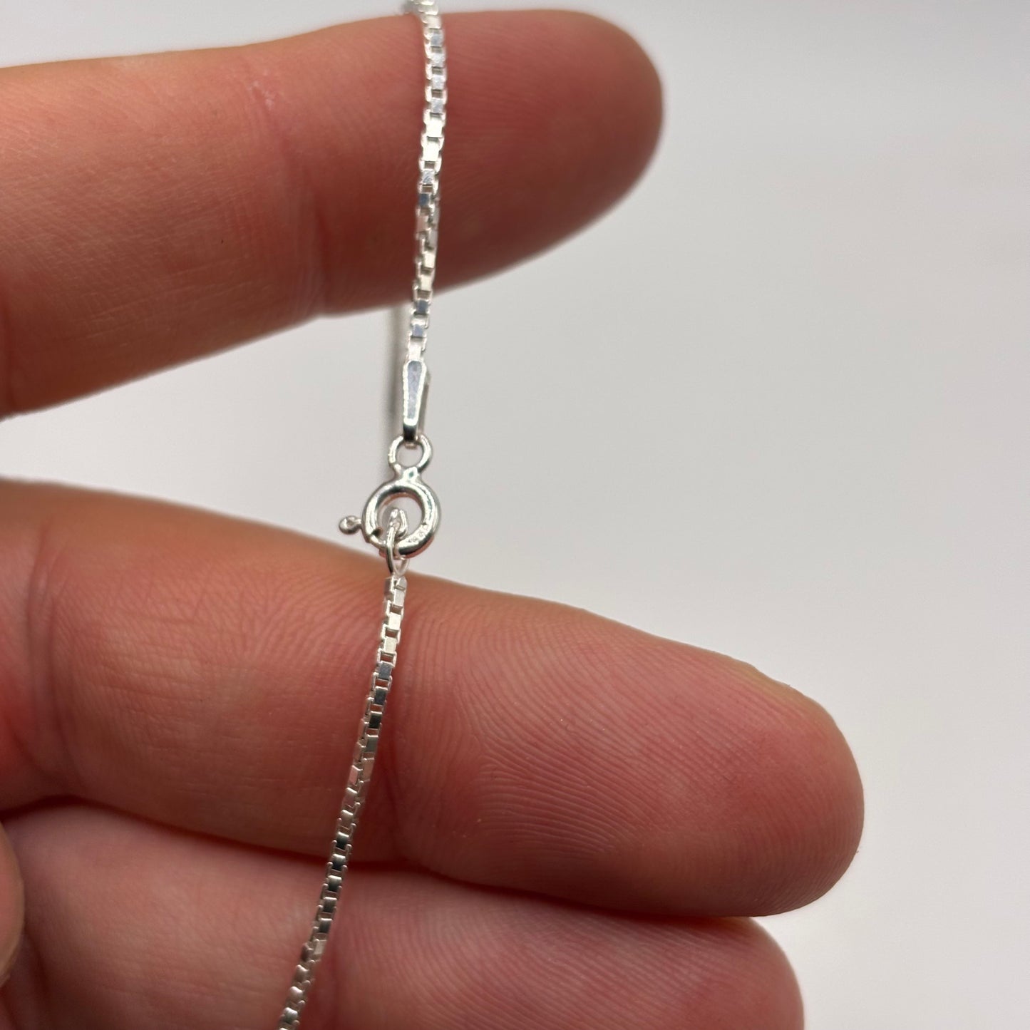 Silver 16” Vintage Libra Enamel Necklace