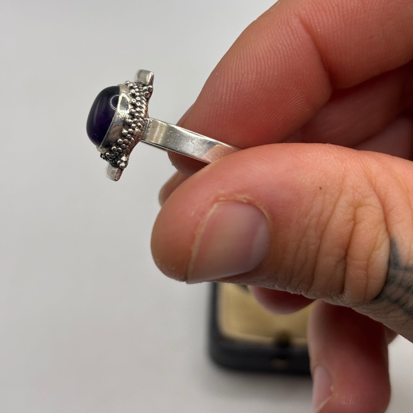 Silver Amethyst Ring
