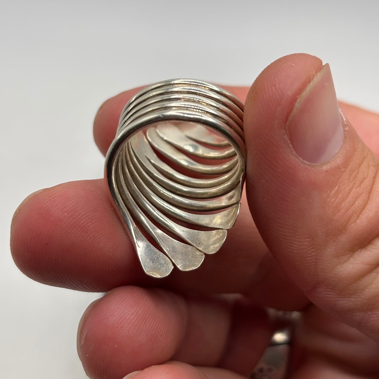 Silver Abstract Ring (P)