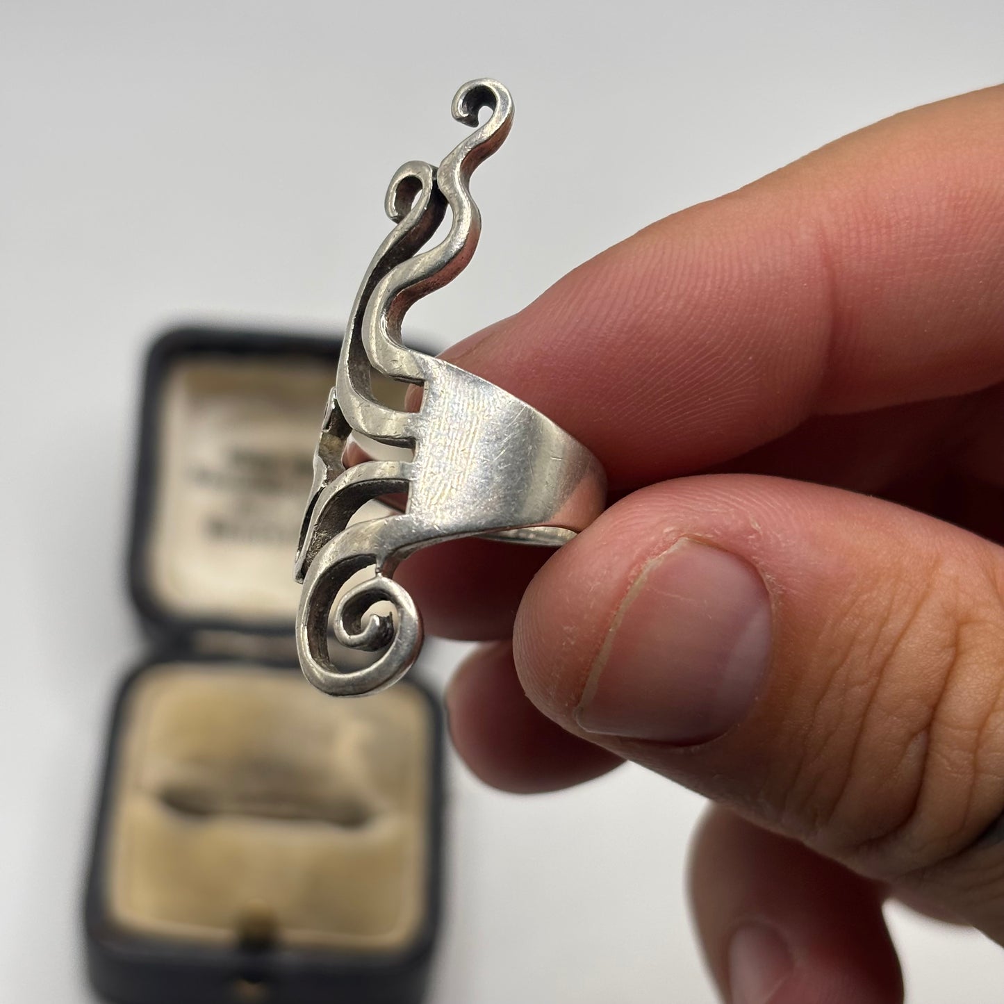 Silver Funky Ring (L)