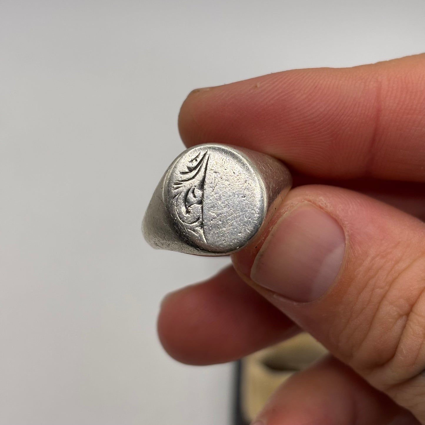 Silver Vintage Signet Ring