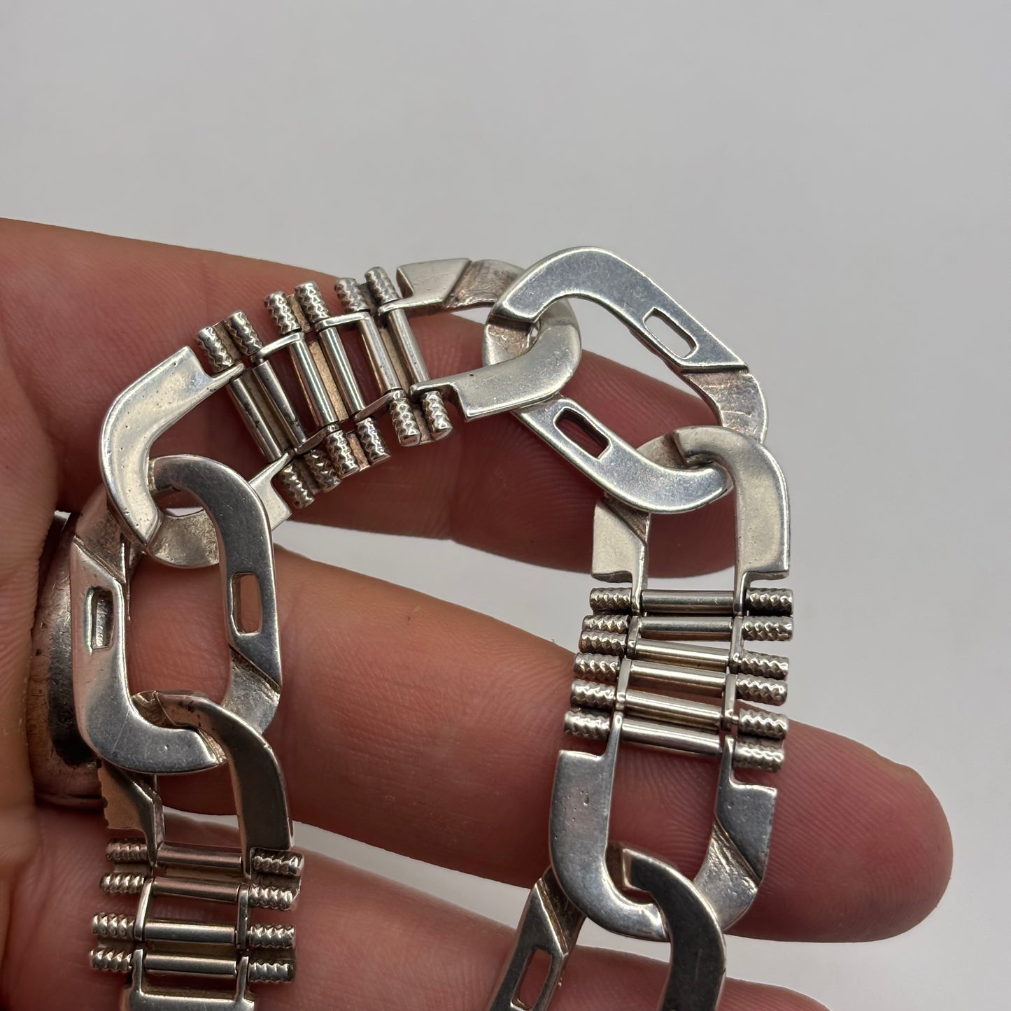 Silver 8” Incredible Curb Bracelet