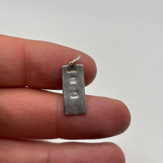 Silver Ingot Pendant