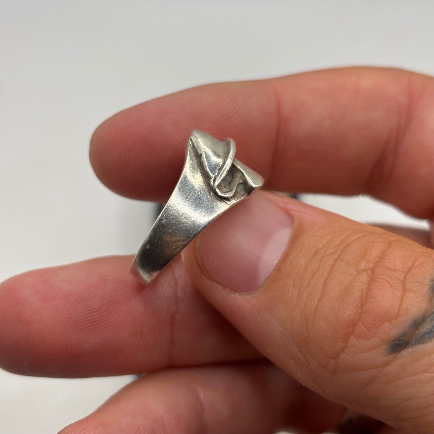 Silver Mushroom Ring (Q 1/2)