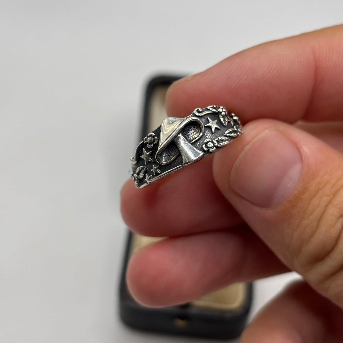 Silver Mushroom Ring (R)