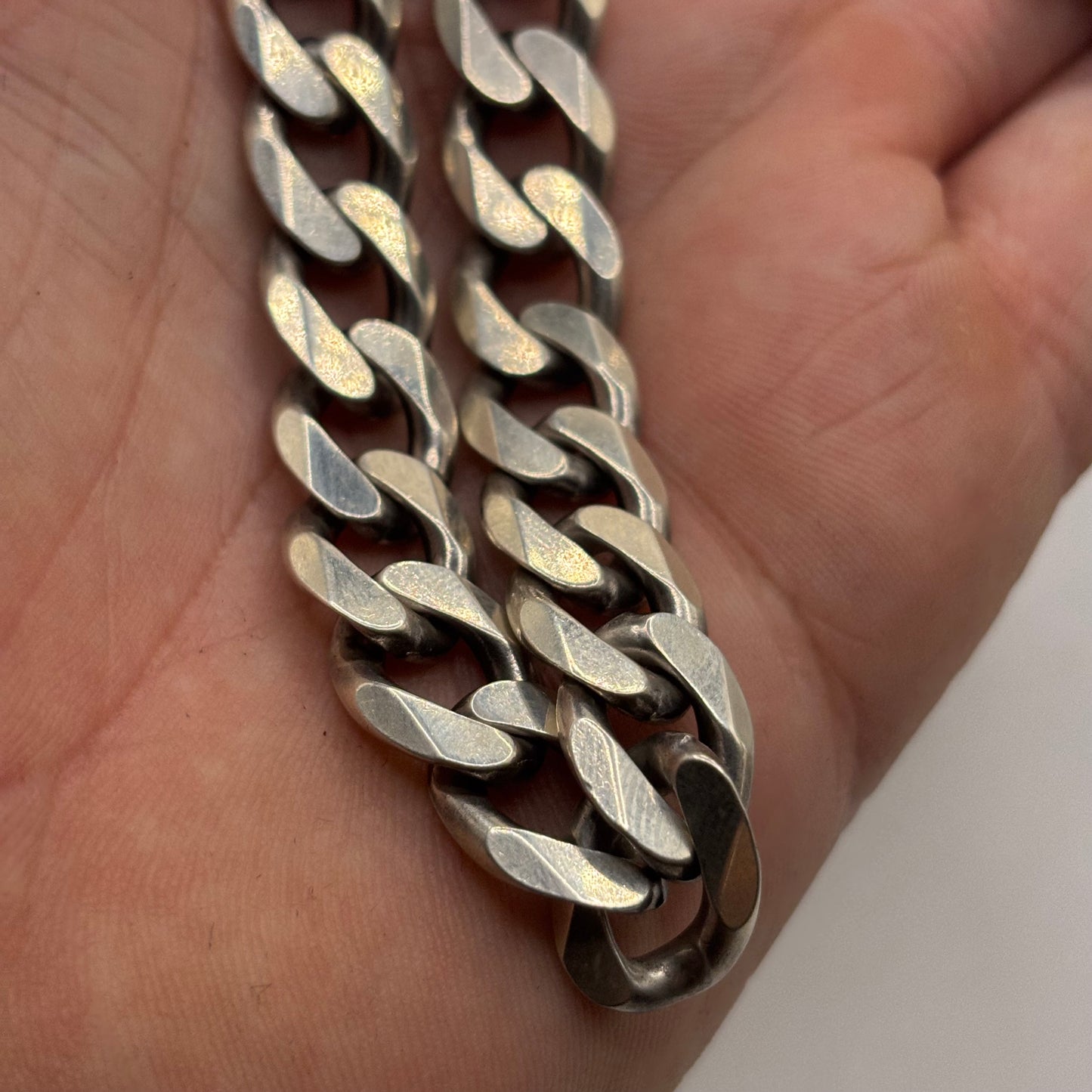 Silver 20” Heavy Curb Chain