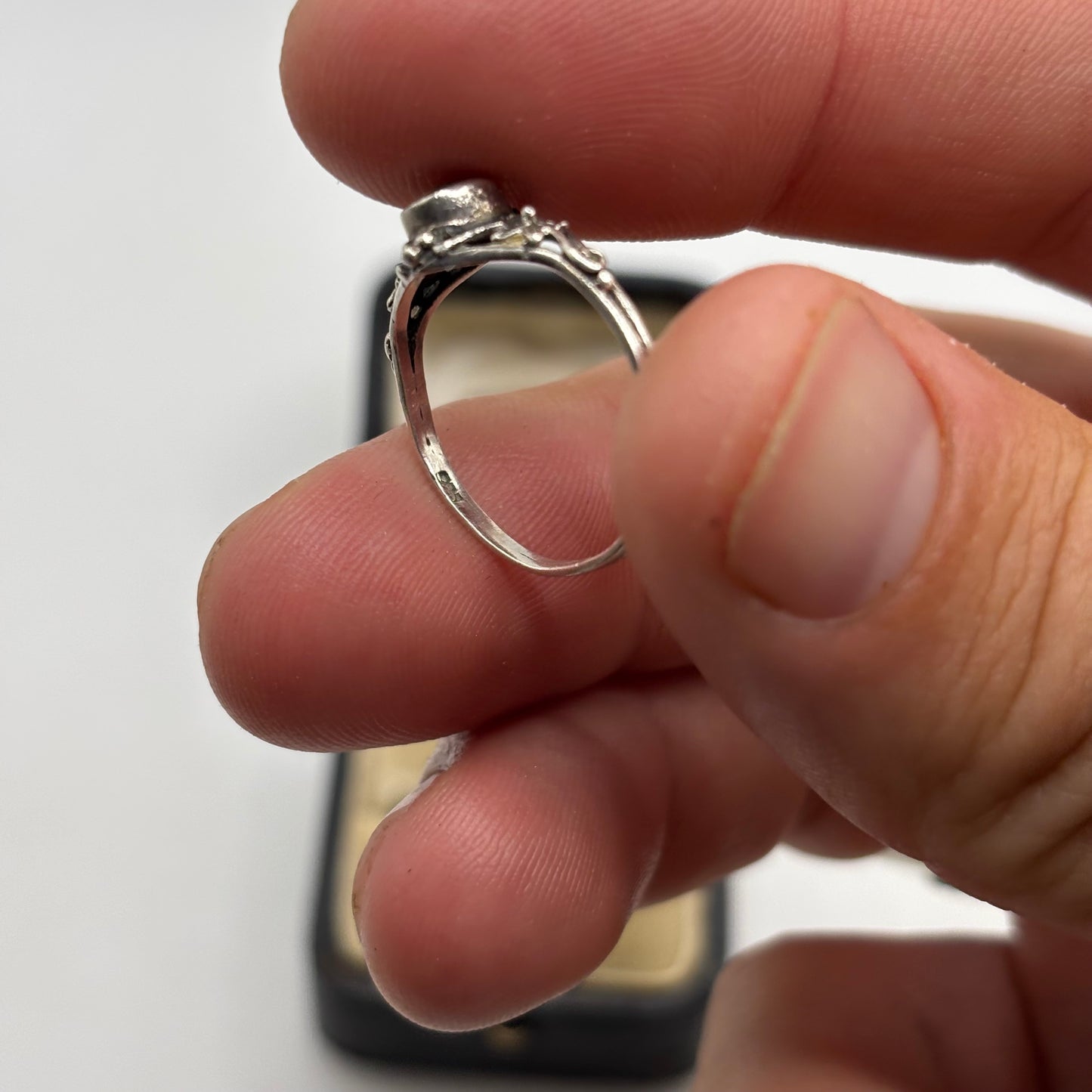 Silver Ying Yang Ring (N)