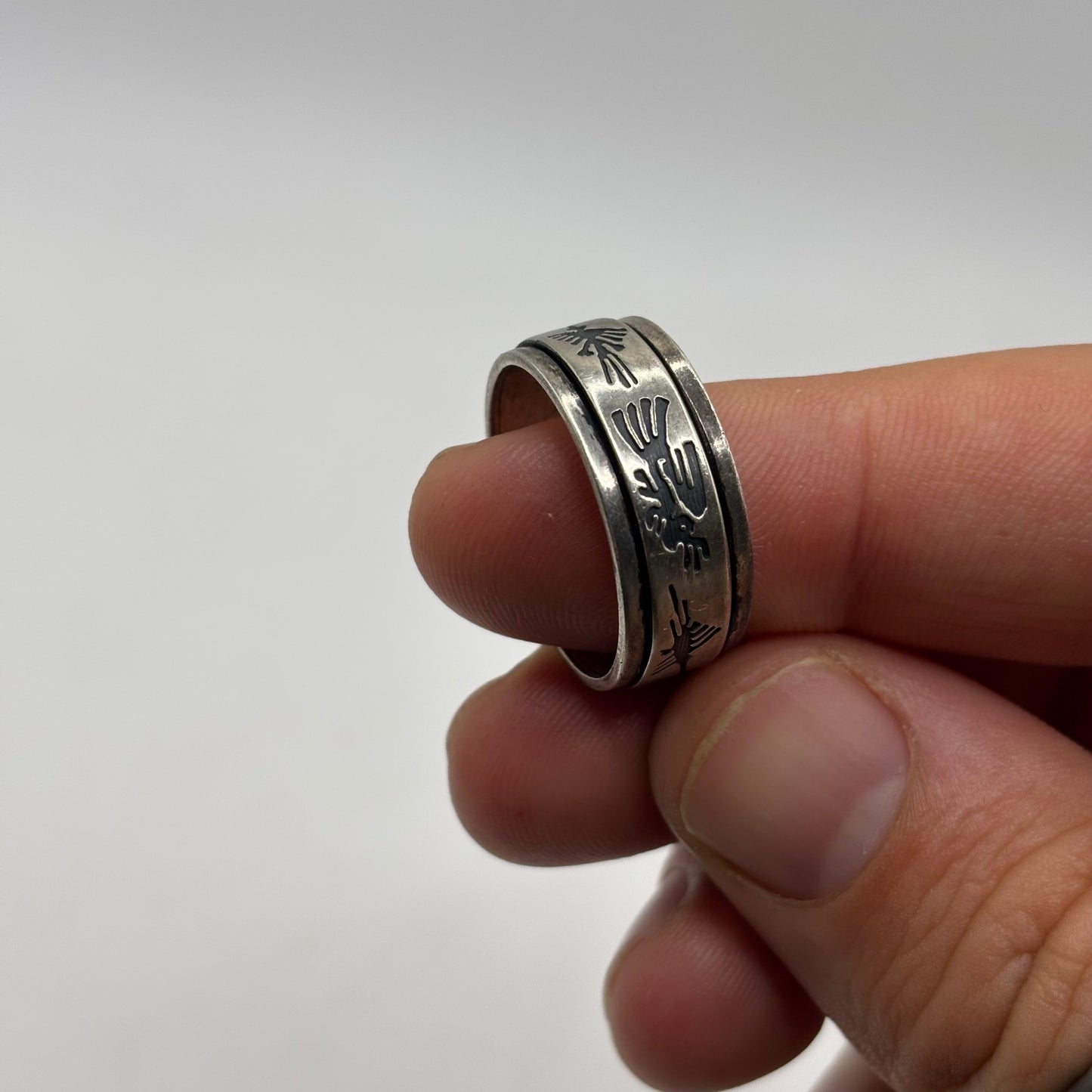 Silver Animal Symbol Ring