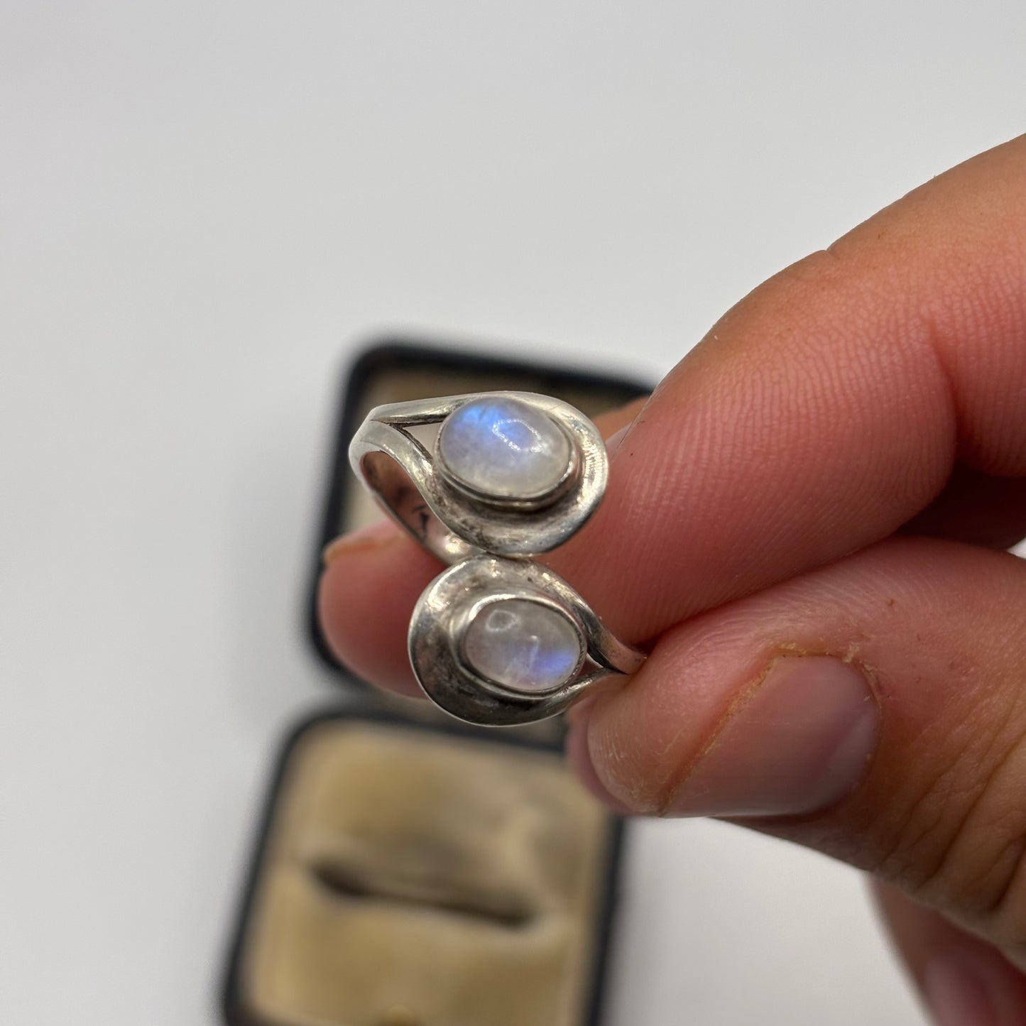 Silver Moonstone Ring (R)