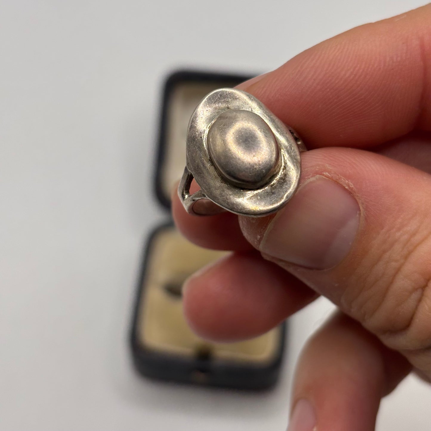 Silver Abstract Ring