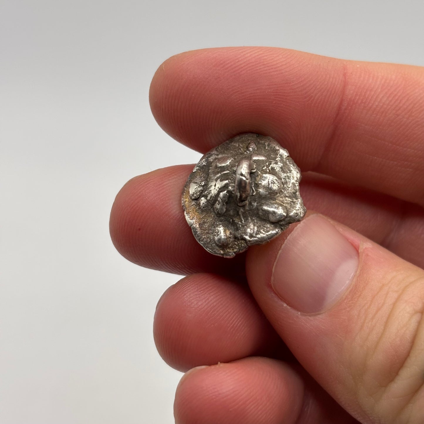 Silver Mushroom Pendant