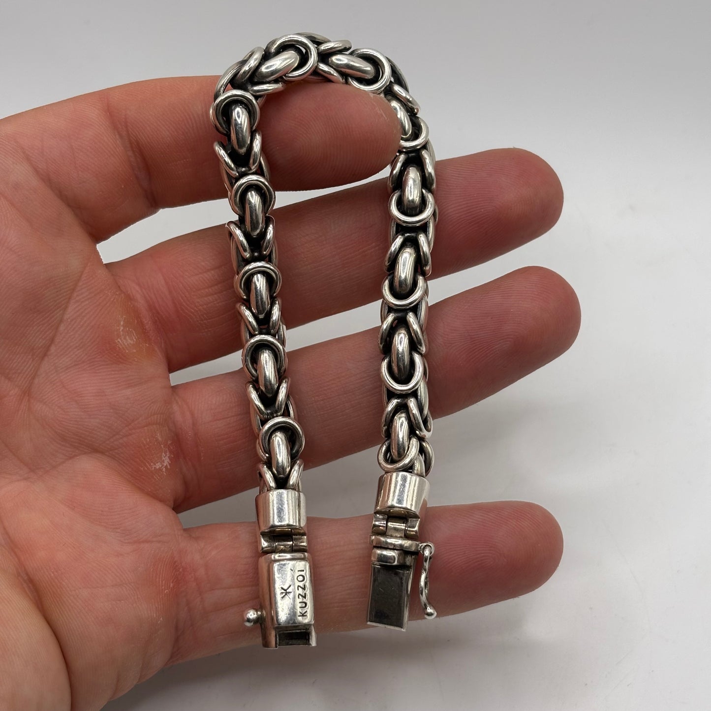 Silver 7.5” Heavy Balinese Bracelet