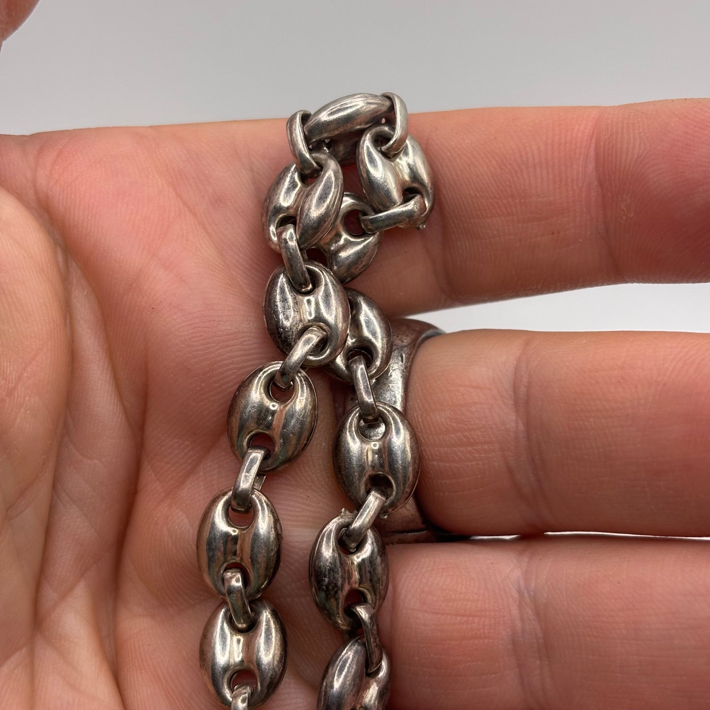 Silver 8” Marina Link Bracelet