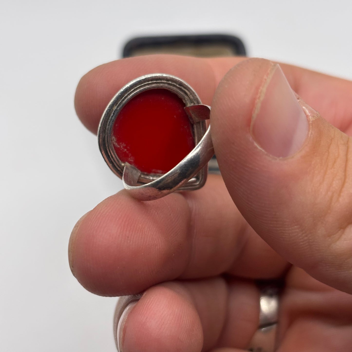 Silver Coral Ring (N)