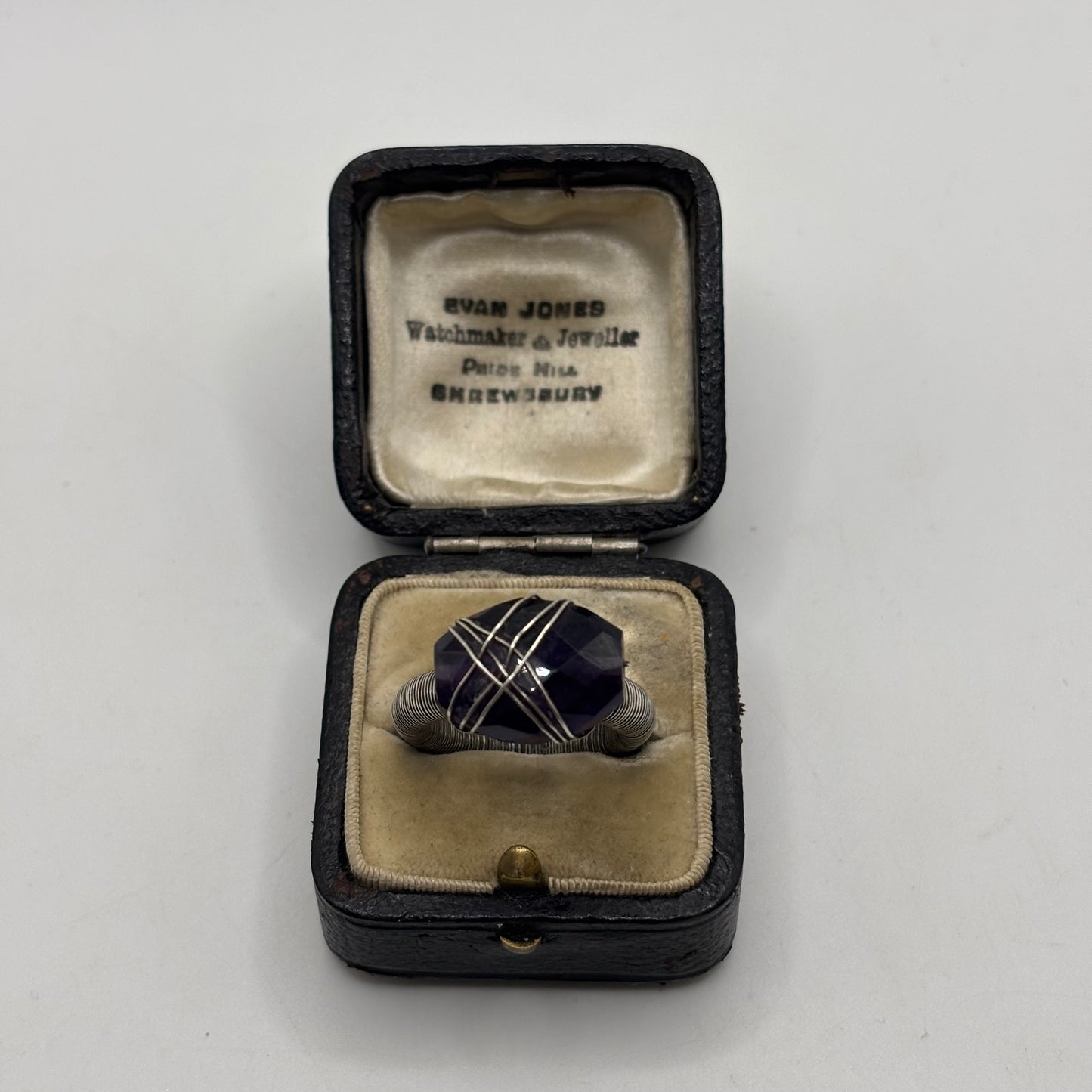Silver Doug Paulus Amethyst Ring (M)