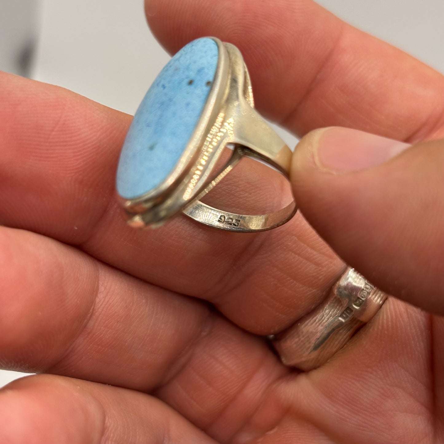 Silver Lapis Ring (N)