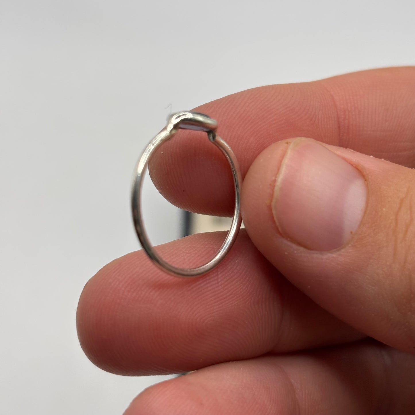 Silver Iolite Ring (O)