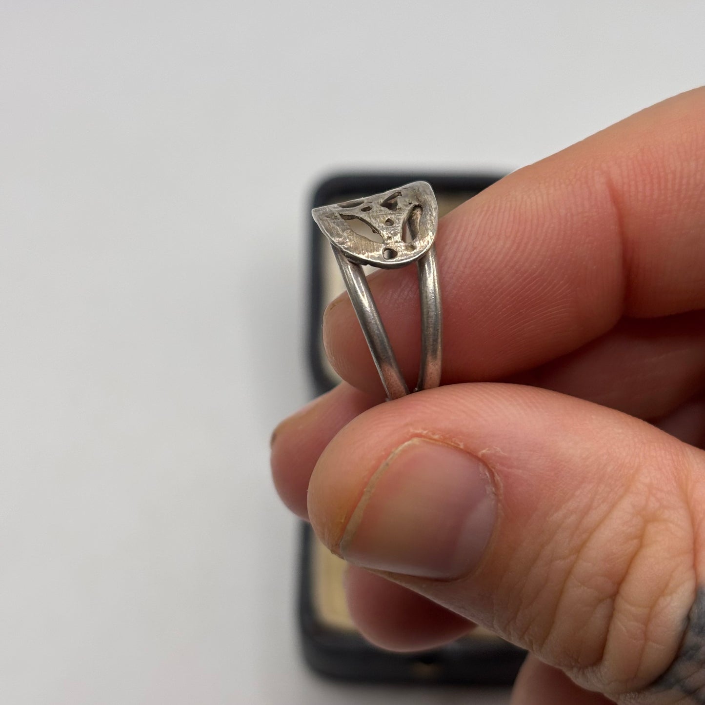 Silver Abstract Ring