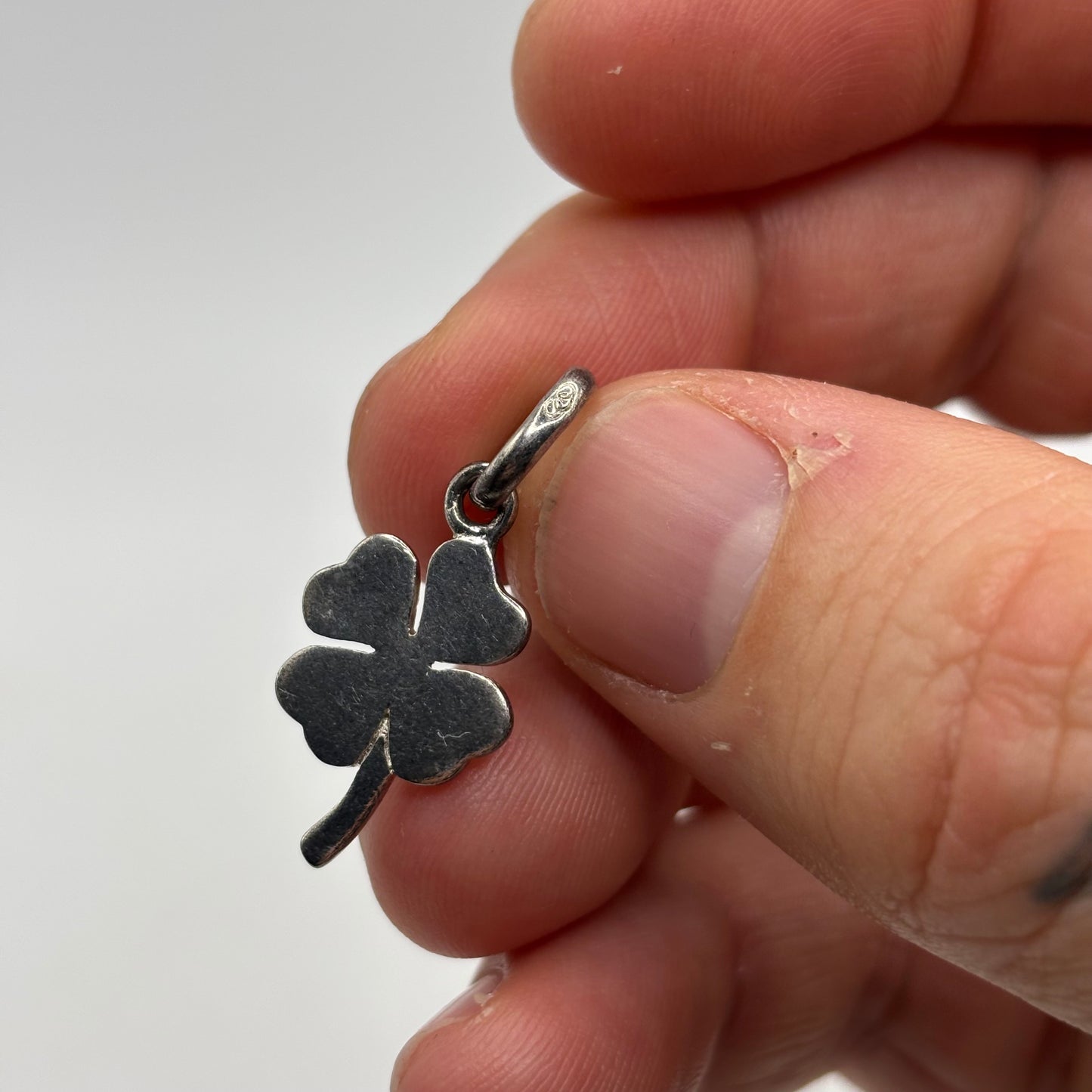 Silver Four Leaf Clover Link of London Pendant