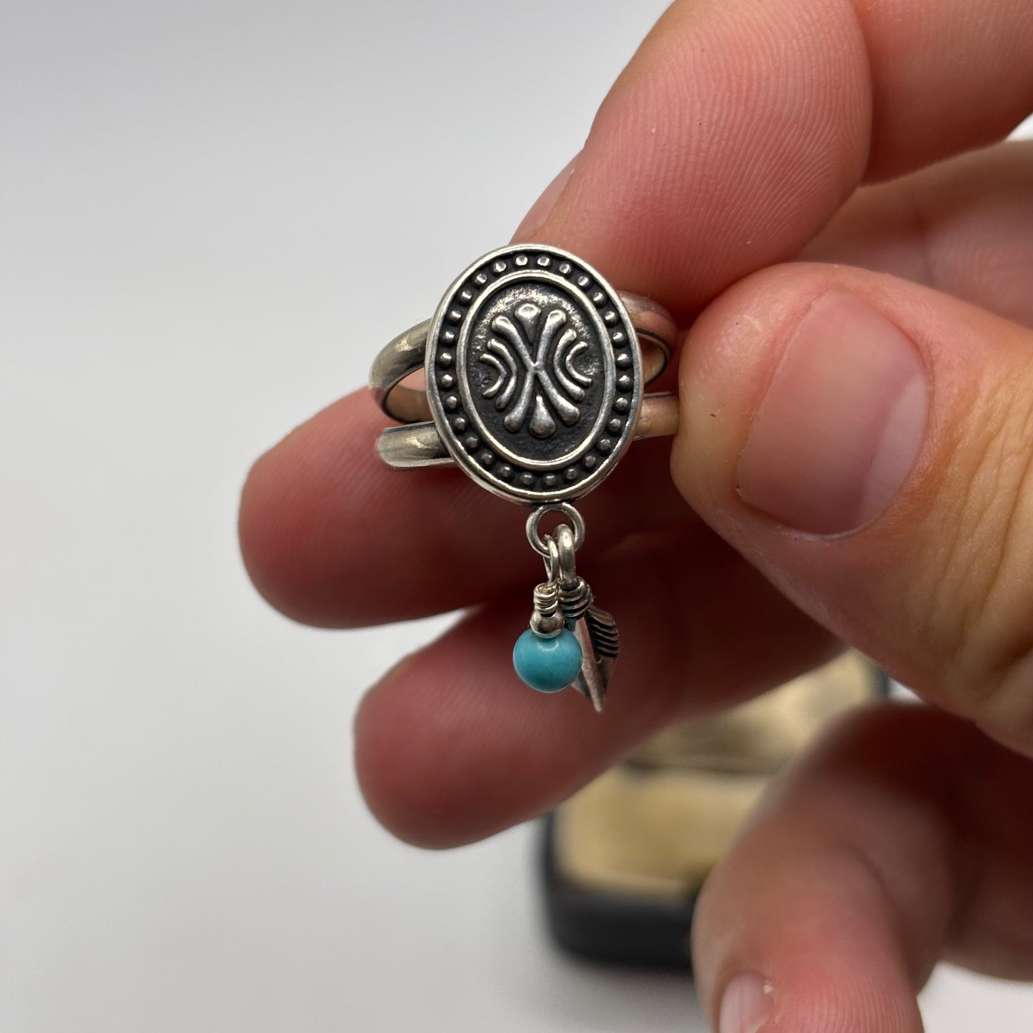 Silver Native American Ring (N)