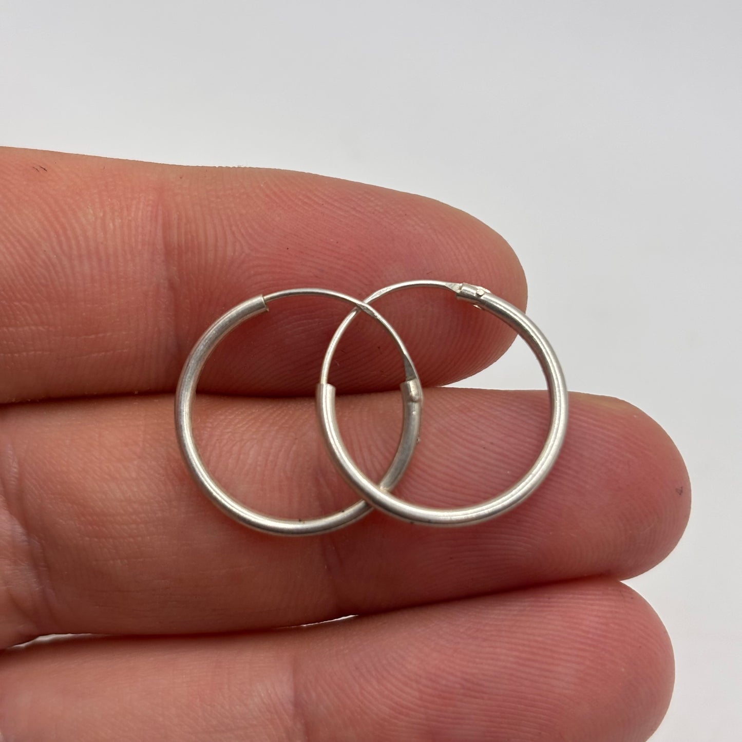 Silver 20mm Hoop Earrings