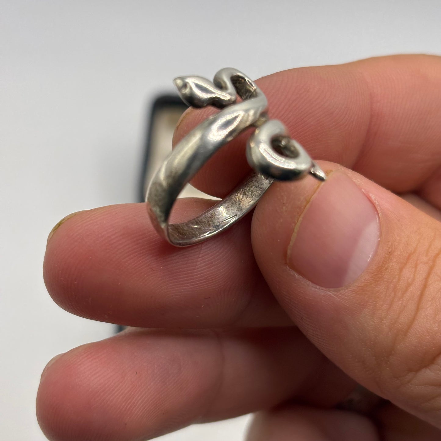 Silver Snake Ring (O)