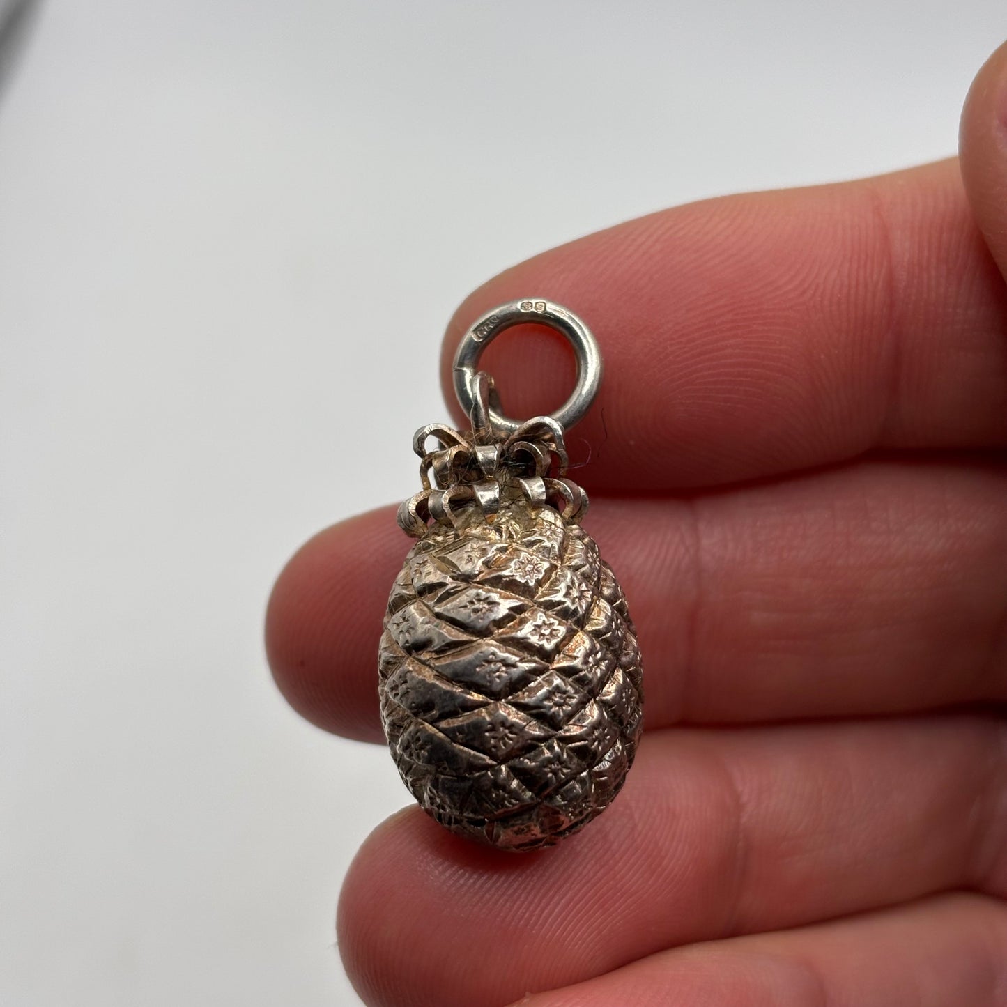 Silver Pineapple Pendant