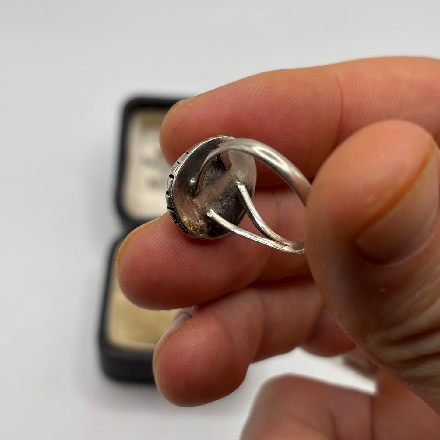 Silver Native Style Turquoise Ring