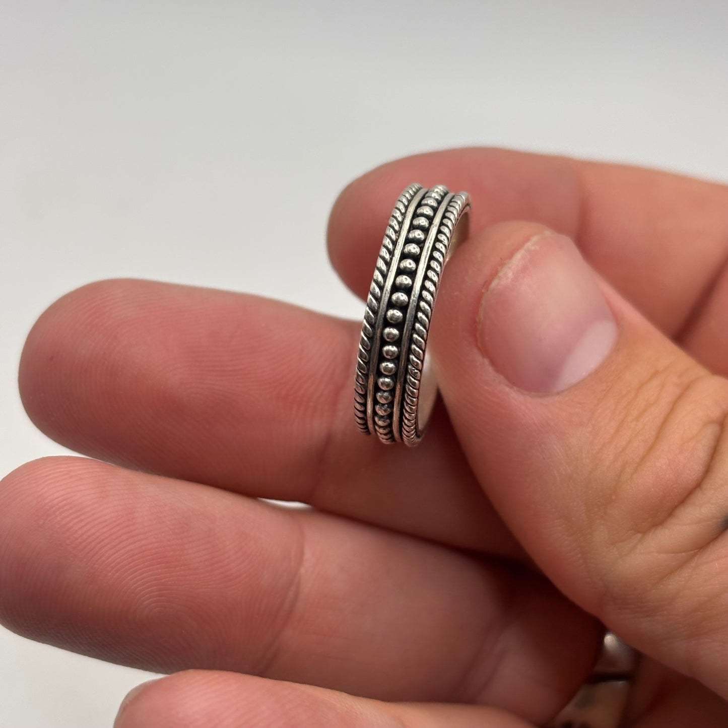 Silver Indian Band Ring (R)