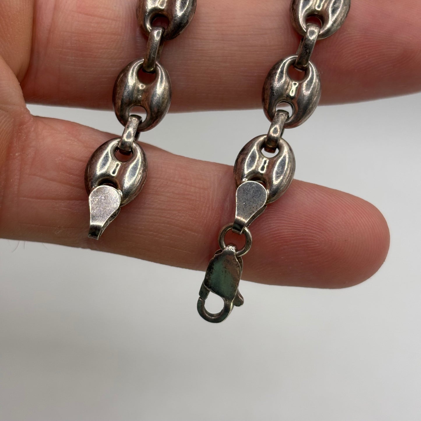Silver 8” Marina Link Bracelet