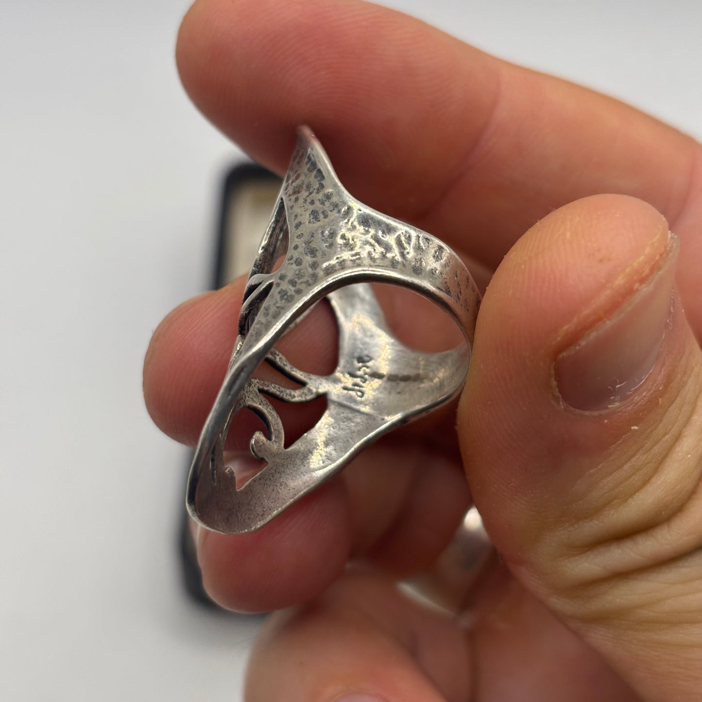 Silver Abstract Ring