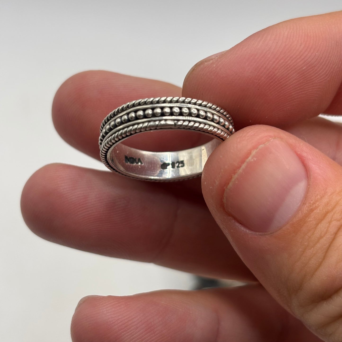 Silver Indian Band Ring (R)
