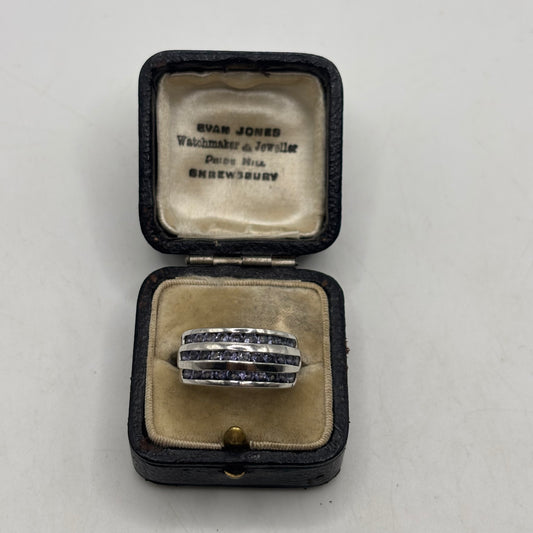 Silver Tanzanite Ring (P)