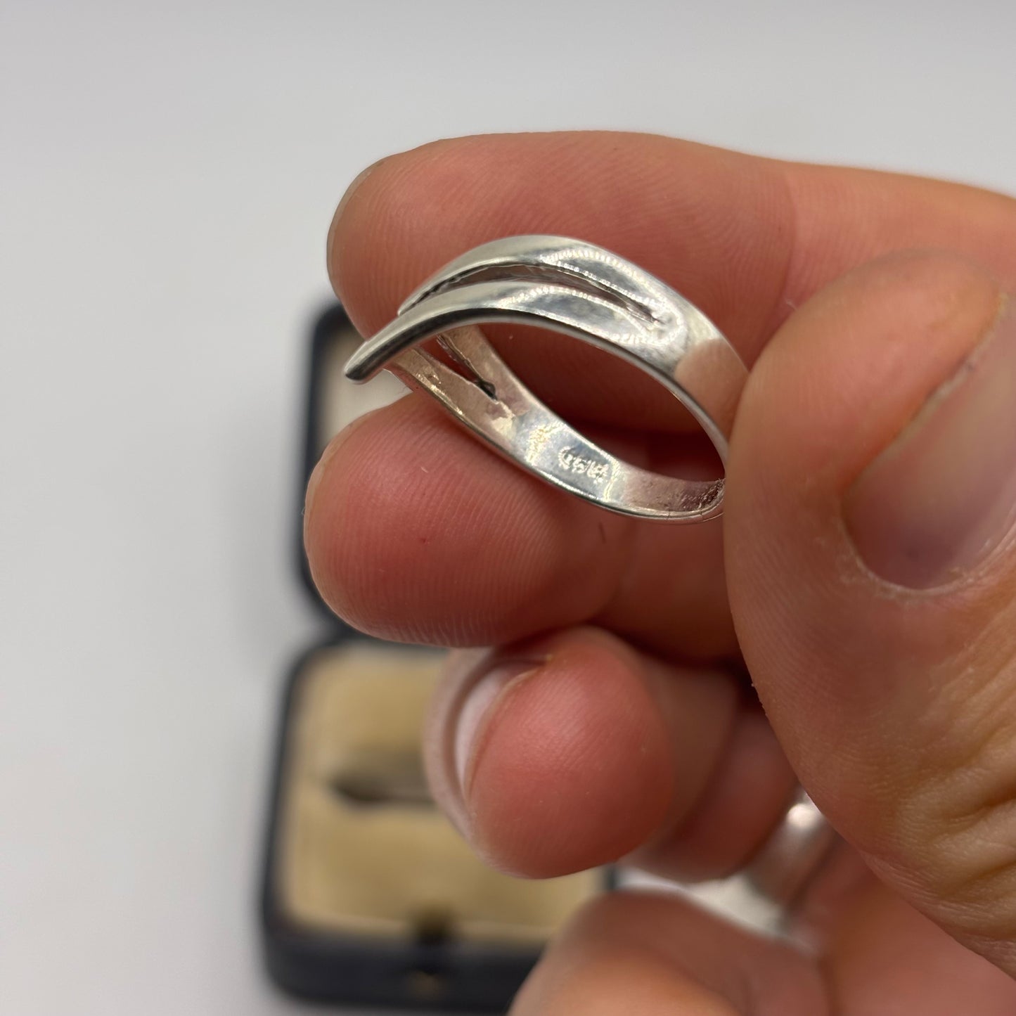 Silver Wishbone Ring