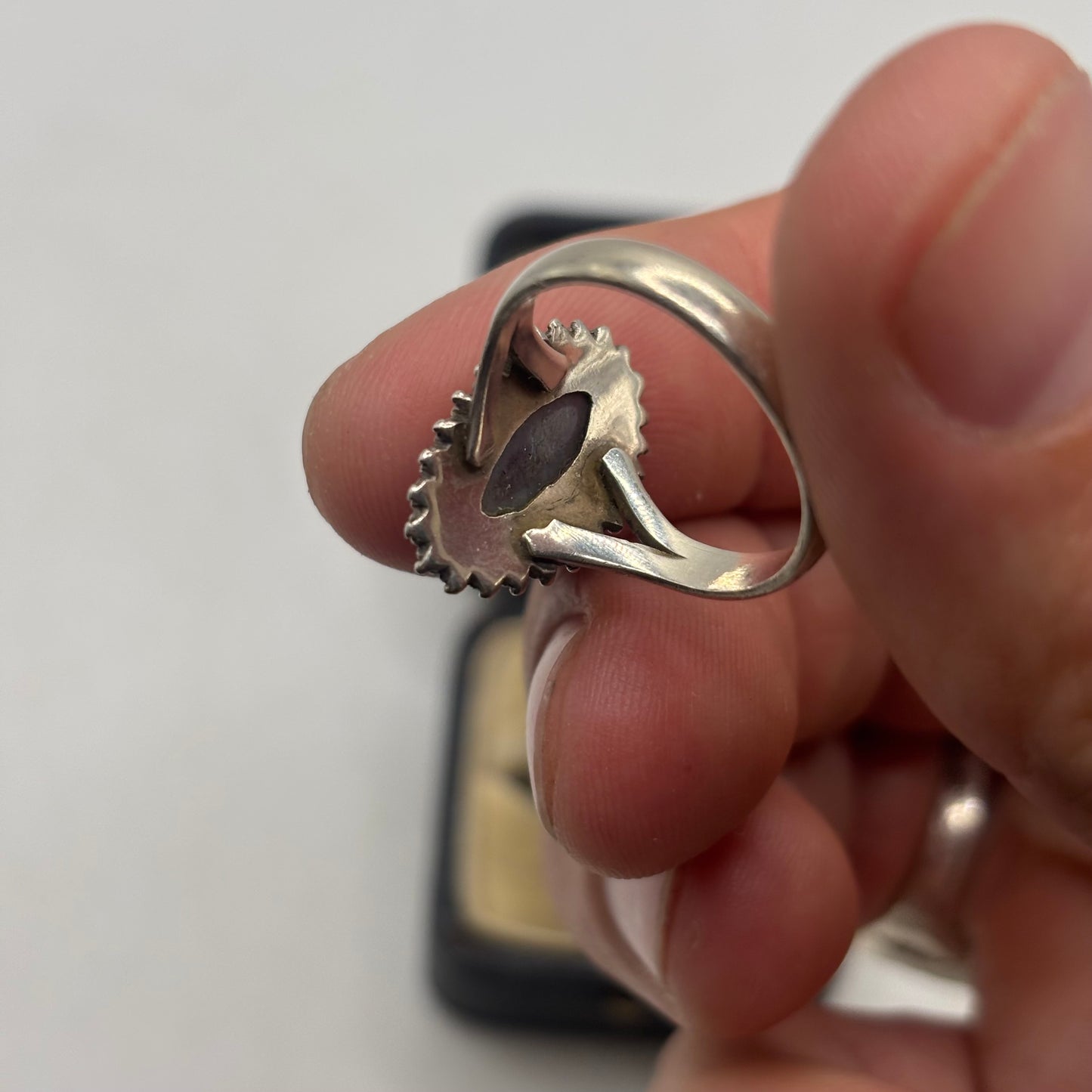 Silver Labradorite Ring (O)