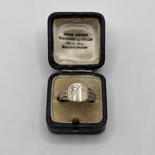 Silver Vintage Signet Ring