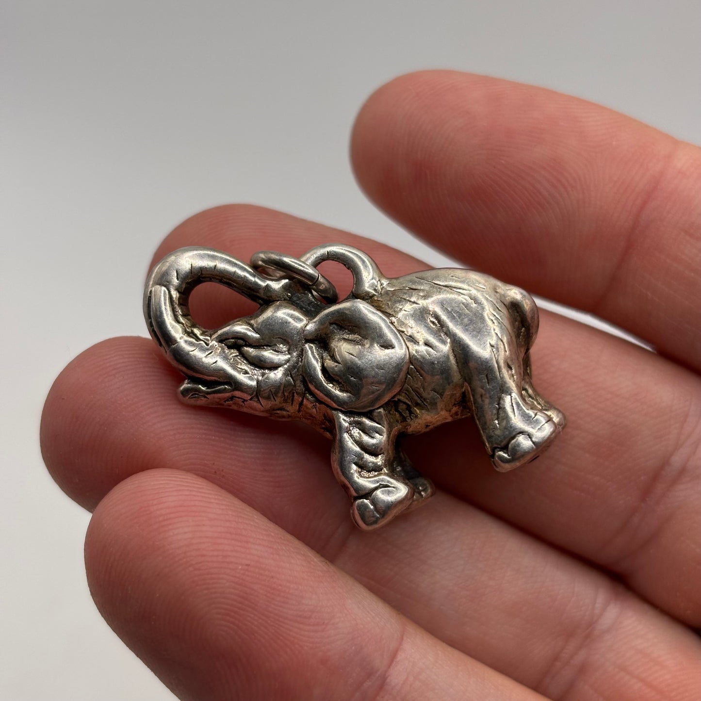 Silver Elephant Pendant