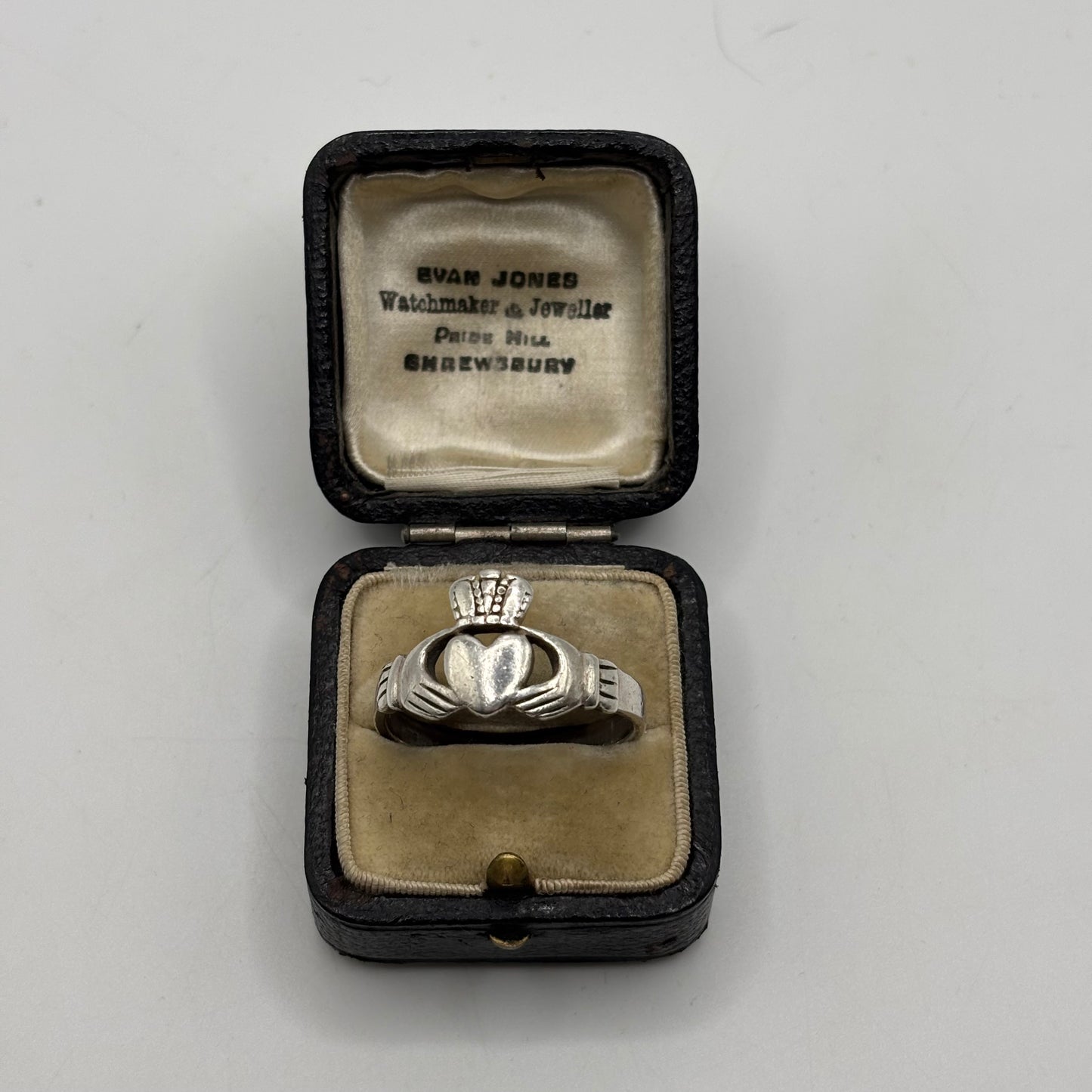Silver Irish Claddagh Ring