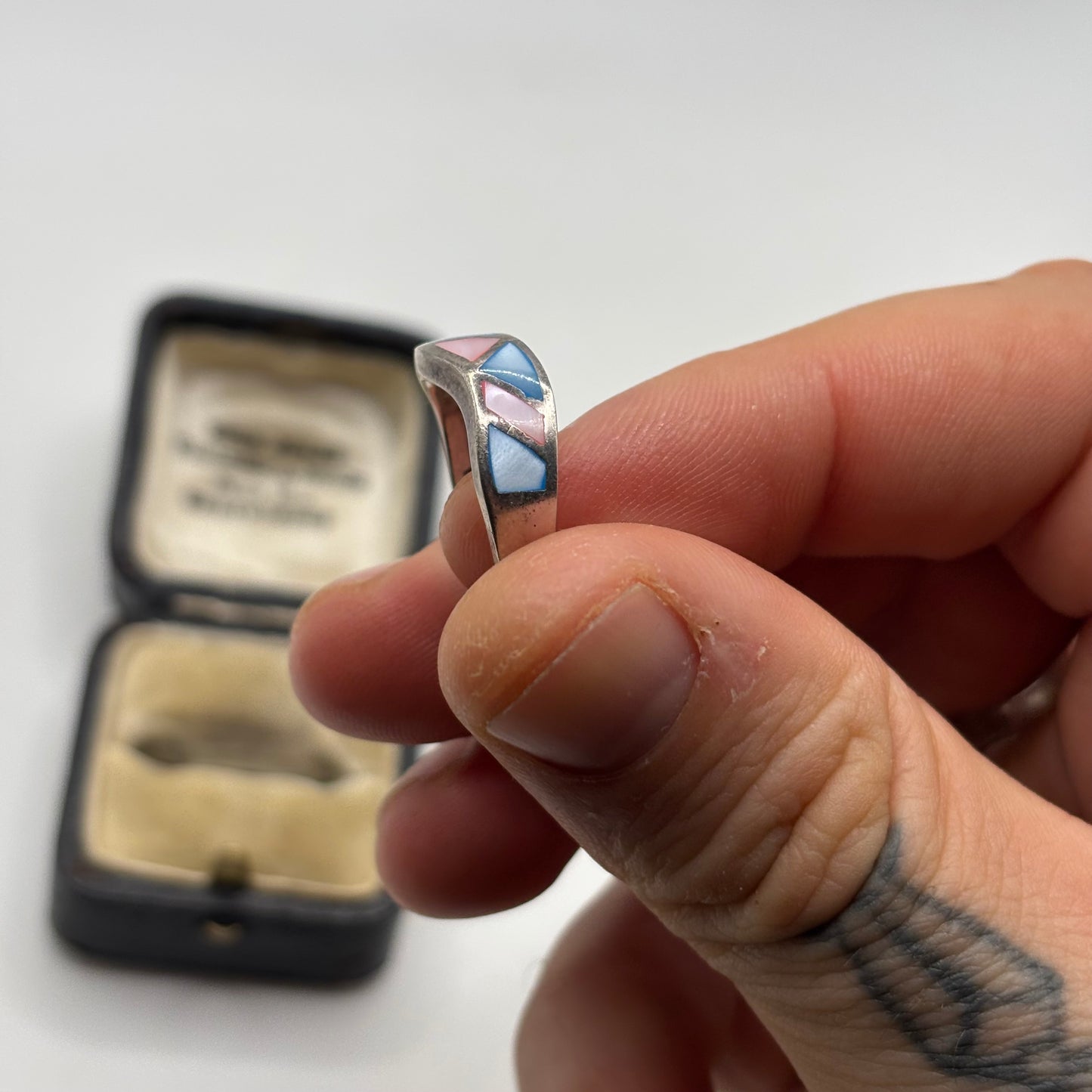 Silver Mixed Pearl Ring