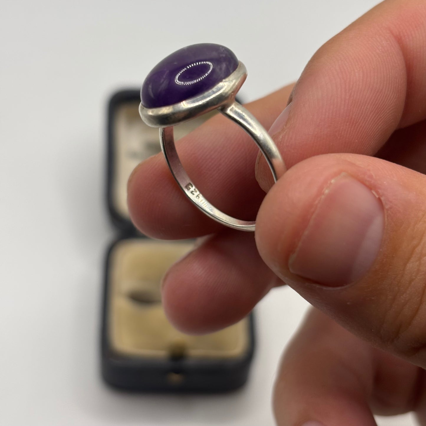 Silver Amethyst Ring (U)