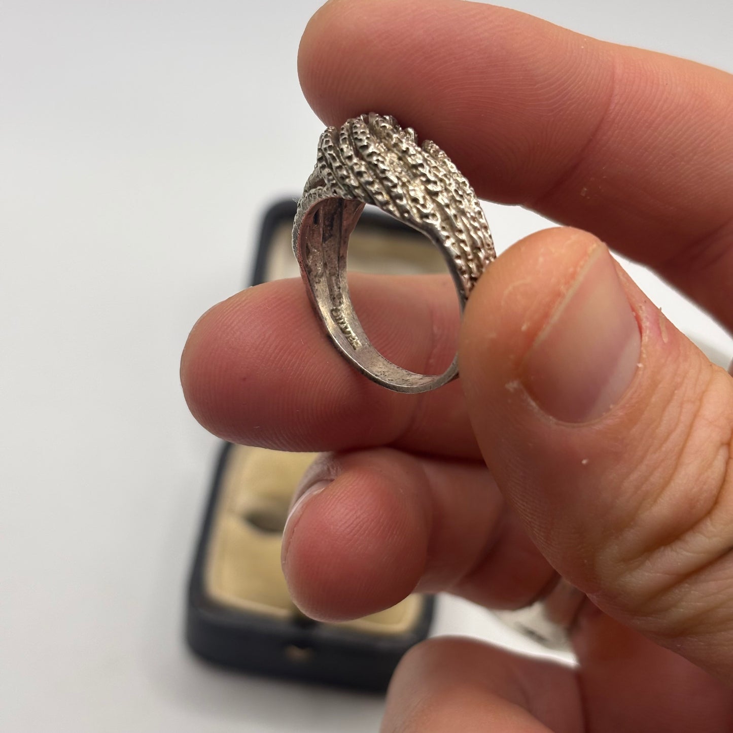 Silver Abstract Ring