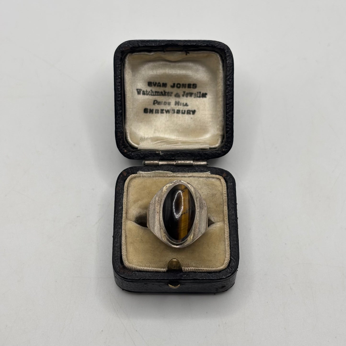 Silver Vintage Tigereye Ring