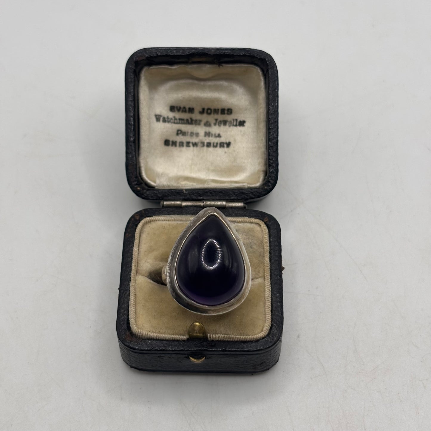 Silver Amethyst Ring (N 1/2)