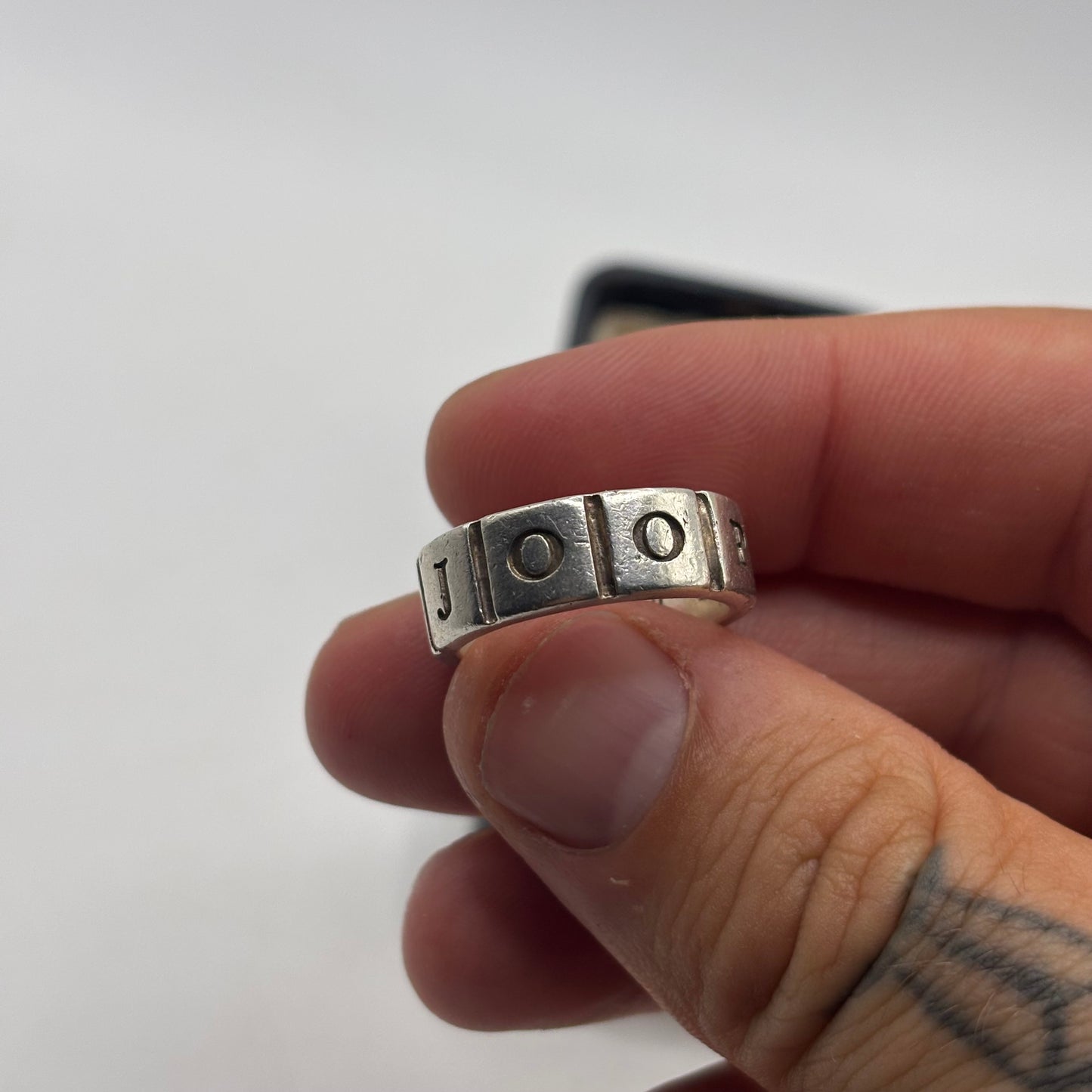 Silver Chunky Joop Ring