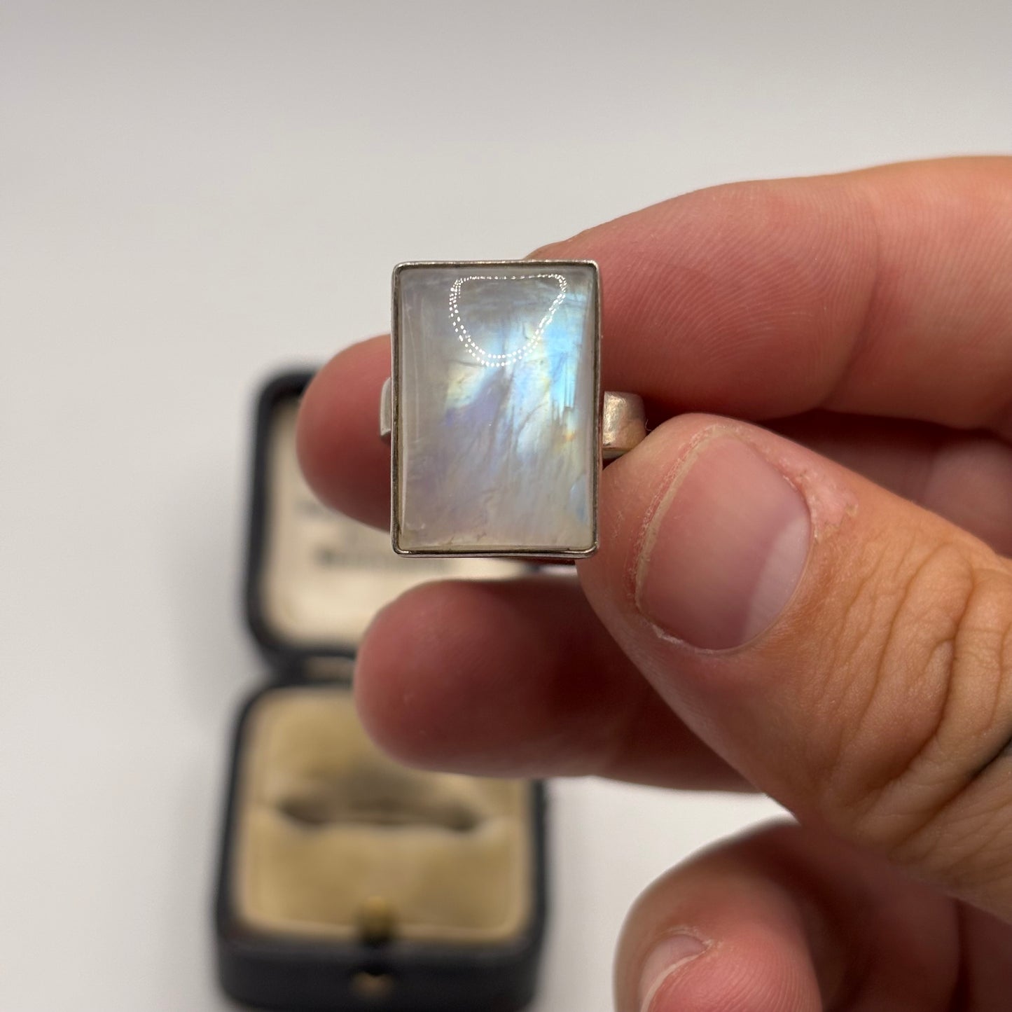 Silver Moonstone Ring (N)