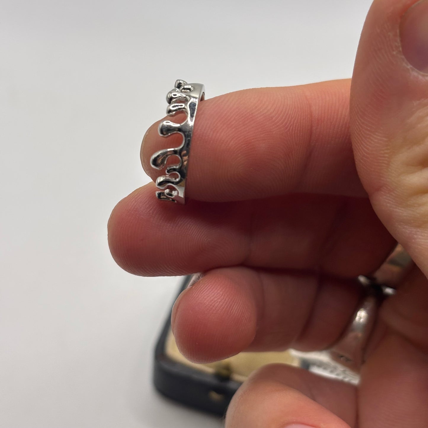 Silver Drip Ring